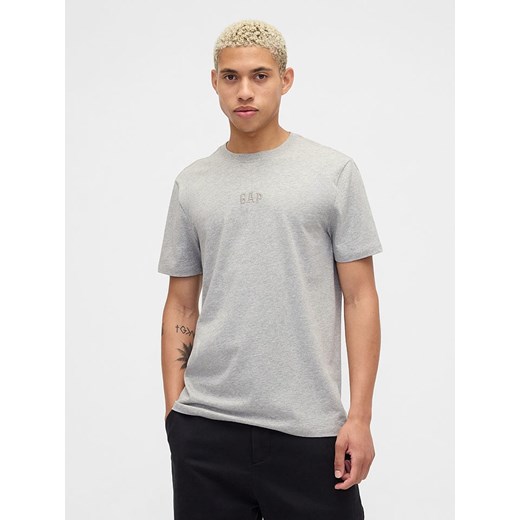 GAP Koszulka w kolorze jasnoszarym ze sklepu Limango Polska w kategorii T-shirty męskie - zdjęcie 186477699
