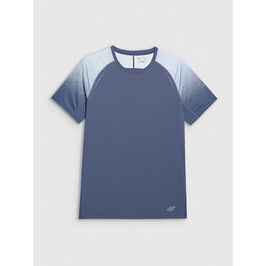 4F Koszulka sportowa w kolorze niebieskoszarym ze sklepu Limango Polska w kategorii T-shirty męskie - zdjęcie 186478107