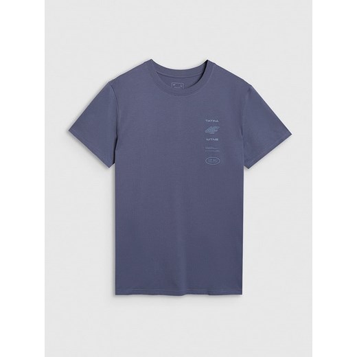 4F Koszulka w kolorze niebieskoszarym ze sklepu Limango Polska w kategorii T-shirty męskie - zdjęcie 186478118