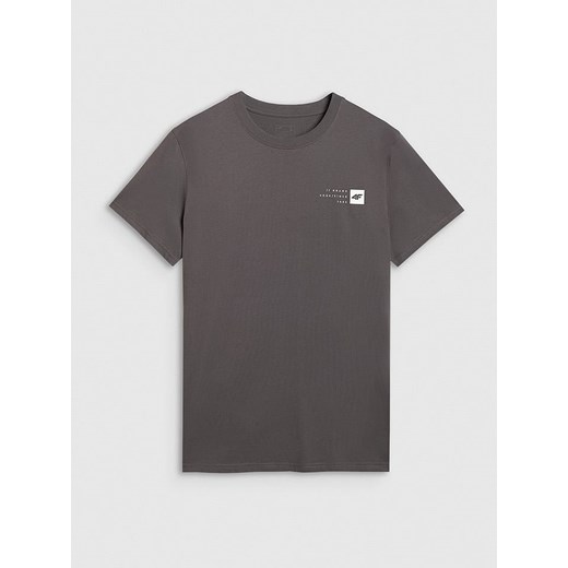 4F Koszulka w kolorze jasnobrązowym ze sklepu Limango Polska w kategorii T-shirty męskie - zdjęcie 186478126