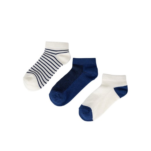 Skarpety krótkie Sprandi 8KB-001-SS25 (3-PACK) Granatowy ze sklepu eobuwie.pl w kategorii Skarpetki dziecięce - zdjęcie 186478197