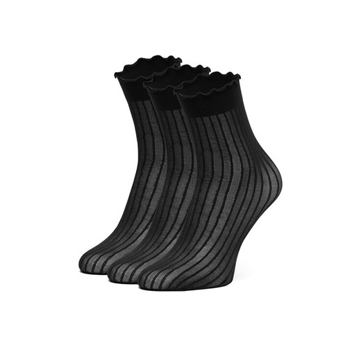 Skarpety długie Nine West CEO_AS_NW_01_Z_AW25 (3-PACK) Czarny ze sklepu eobuwie.pl w kategorii Skarpetki damskie - zdjęcie 186478235