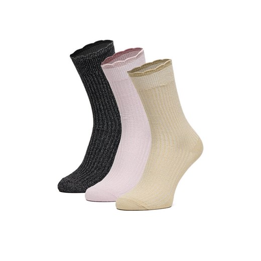 Skarpety długie Nine West CEO_AS_NW_07_W_AW25 (3 PACK) mix Różowy ze sklepu eobuwie.pl w kategorii Skarpetki damskie - zdjęcie 186478258