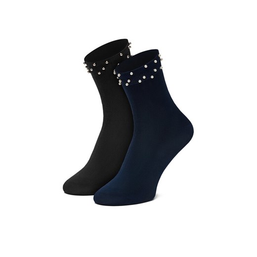 Skarpety długie Nine West KR_NW_PEARL_Z_SS25 (2 PACK) Kolorowy ze sklepu eobuwie.pl w kategorii Skarpetki damskie - zdjęcie 186478286