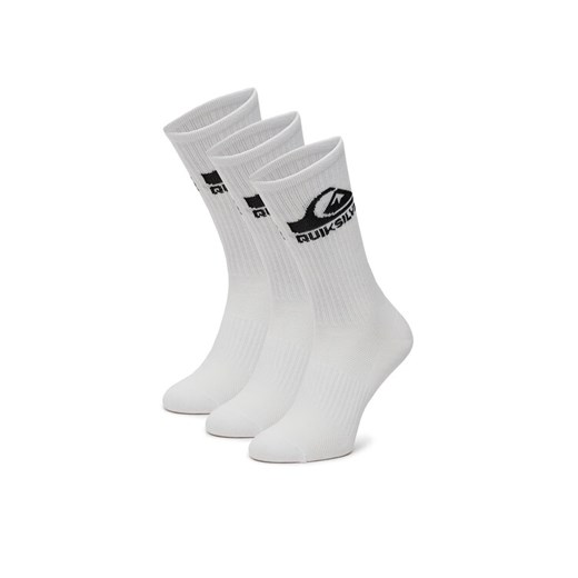 Skarpety długie Quiksilver AS_QUIKSILVER_101W_SS25 (3-PACK) Biały ze sklepu eobuwie.pl w kategorii Skarpetki męskie - zdjęcie 186478289