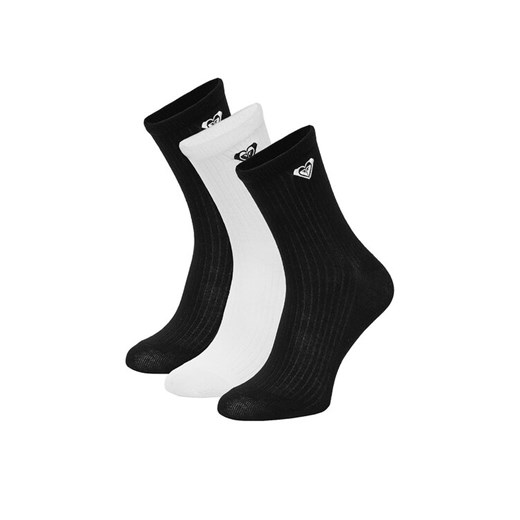 Skarpety długie Roxy CEO_AS_ROXY_15_Z_AW25 (3-PACK) Czarny ze sklepu eobuwie.pl w kategorii Skarpetki damskie - zdjęcie 186478325