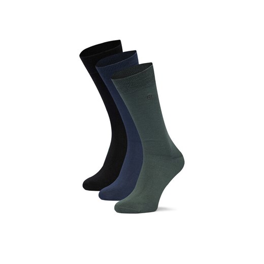 Skarpety długie Gino Rossi CEO_AS_GR_01_W_AW25 (3-pack). Granatowy ze sklepu eobuwie.pl w kategorii Skarpetki męskie - zdjęcie 186478365