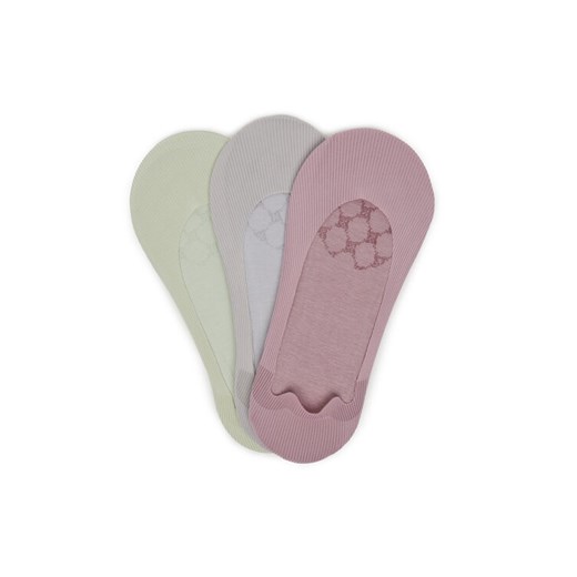 Stopki Nine West LA_NW_4WB_007_SS25 (3-PACK) MIX Kolorowy ze sklepu eobuwie.pl w kategorii Skarpetki damskie - zdjęcie 186478397