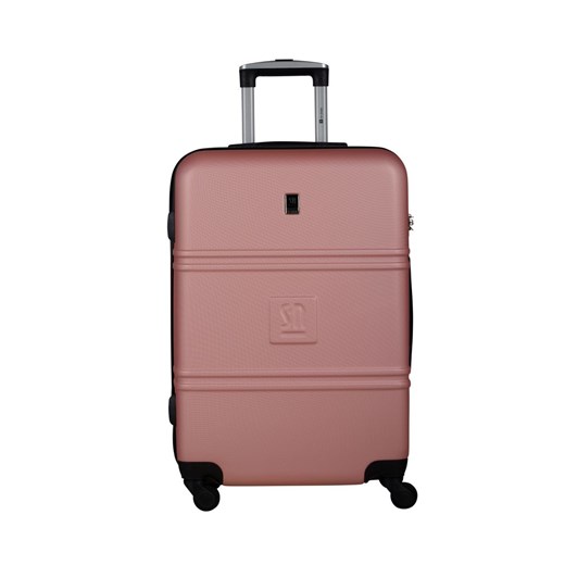 różowa walizka średnia  Art Class Collection 64 cm ze sklepu Słoń Torbalski w kategorii Walizki - zdjęcie 186479129