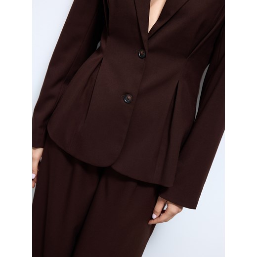 Mohito - Marynarka - ciemnobrązowy Mohito 32 Mohito