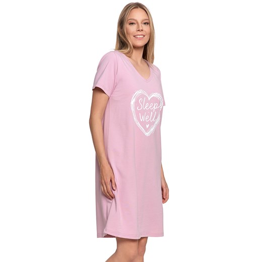 Nocna koszula Moraj PDK3100-022 purple ze sklepu kontri.pl w kategorii Koszule nocne - zdjęcie 186479657