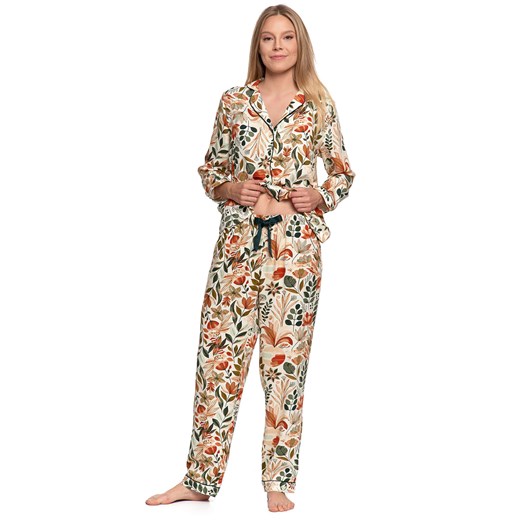 Piżama Moraj PDD5800-007 patt 2-orange ze sklepu kontri.pl w kategorii Piżamy damskie - zdjęcie 186479675