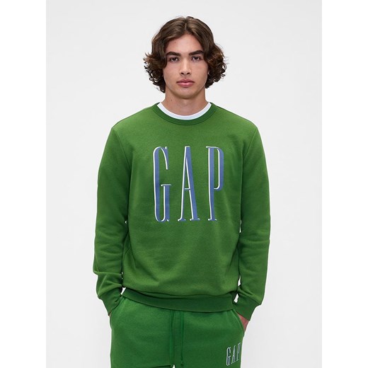 GAP Bluza w kolorze zielonym ze sklepu Limango Polska w kategorii Bluzy męskie - zdjęcie 186482047