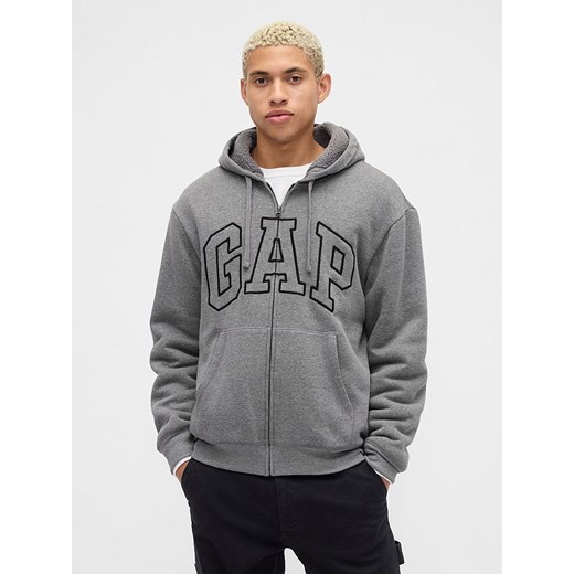 GAP Bluza w kolorze szarym ze sklepu Limango Polska w kategorii Bluzy męskie - zdjęcie 186482086