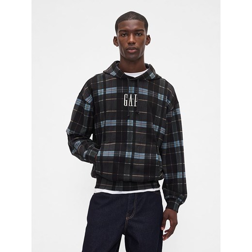 GAP Bluza w kolorze czarno-niebieskim ze sklepu Limango Polska w kategorii Bluzy męskie - zdjęcie 186482216