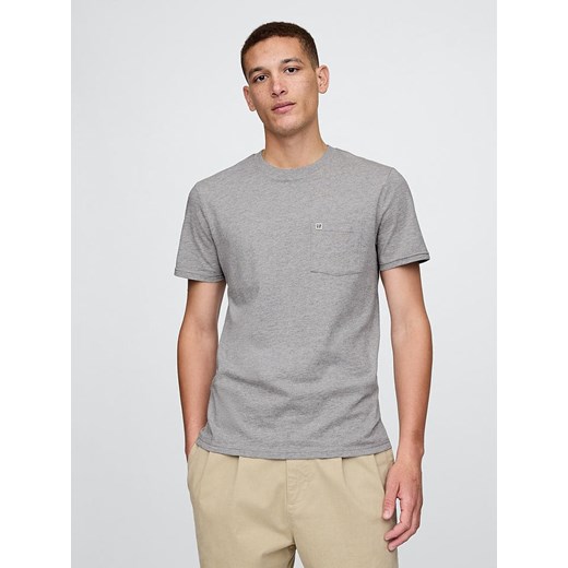 GAP Koszulka w kolorze szarym ze sklepu Limango Polska w kategorii T-shirty męskie - zdjęcie 186482267