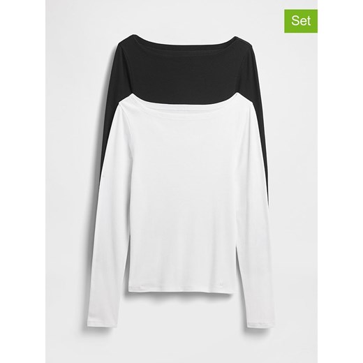 GAP Koszulki (2 szt.) w kolorze białym i czarnym Gap XL Limango Polska okazja