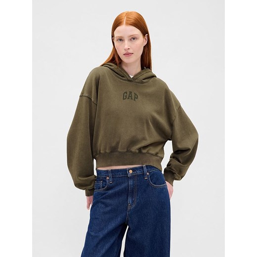 GAP Bluza w kolorze khaki ze sklepu Limango Polska w kategorii Bluzy damskie - zdjęcie 186482558