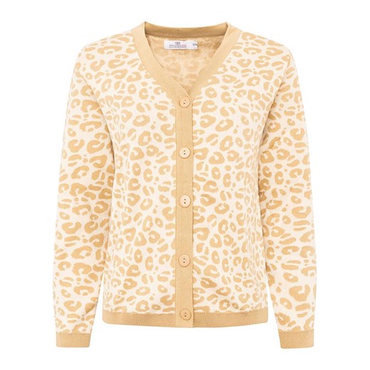 Zwillingsherz Kardigan &quot;Leo&quot; w kolorze beżowym ze sklepu Limango Polska w kategorii Swetry damskie - zdjęcie 186482855