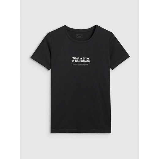 4F Koszulka w kolorze czarnym ze sklepu Limango Polska w kategorii Bluzki damskie - zdjęcie 186483055