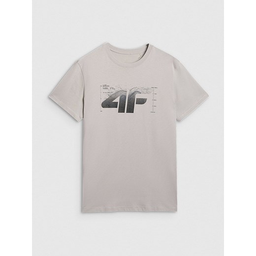 4F Koszulka w kolorze jasnoszarym ze sklepu Limango Polska w kategorii T-shirty męskie - zdjęcie 186483066