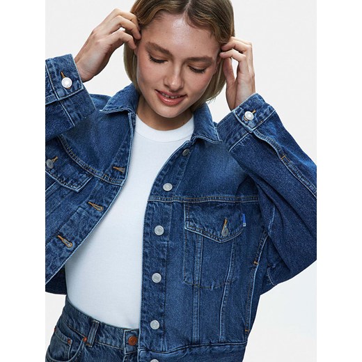 LTB Kurtka dżinsowa &quot;Celia&quot; w kolorze niebieskim L promocja Limango Polska