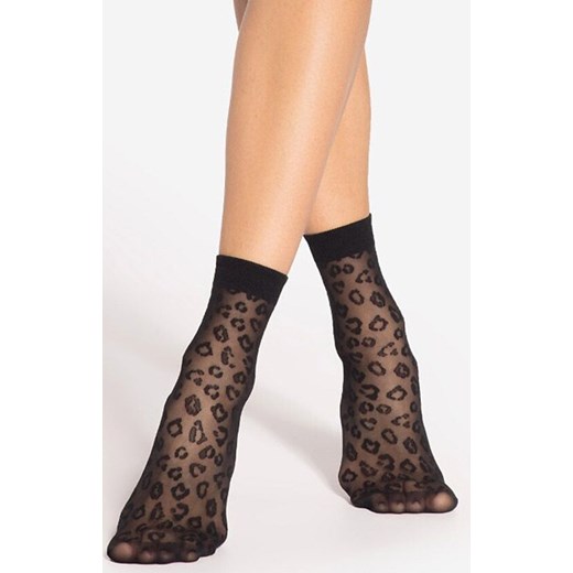 Gatta skarpetki damskie Spring Vibes 02 15 DEN, Kolor czarny-wzór, Rozmiar uniwersalny, Gatta ze sklepu Intymna w kategorii Skarpetki damskie - zdjęcie 186483479