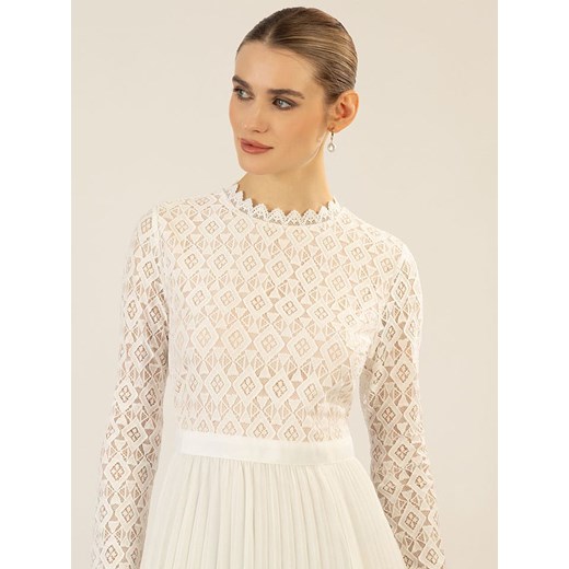 APART Sukienka w kolorze białym 44 wyprzedaż Limango Polska