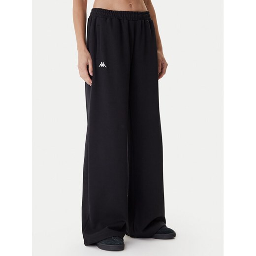 Kappa Spodnie dresowe Banda Petuniagt 371P8CW Czarny Comfort Fit ze sklepu MODIVO w kategorii Spodnie damskie - zdjęcie 186484145