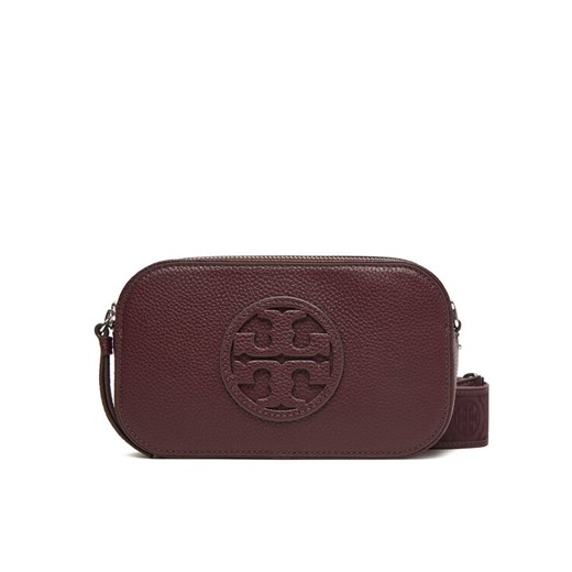 Tory Burch Torebka Mini Miller 171956 Bordowy ze sklepu MODIVO w kategorii Listonoszki - zdjęcie 186484228