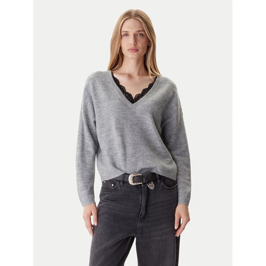 ONLY Sweter Manifesta 15329229 Szary Regular Fit ze sklepu MODIVO w kategorii Swetry damskie - zdjęcie 186484247