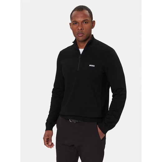 BOSS Sweter Momentum-X QZ 50547898 Czarny Regular Fit ze sklepu MODIVO w kategorii Swetry męskie - zdjęcie 186484268