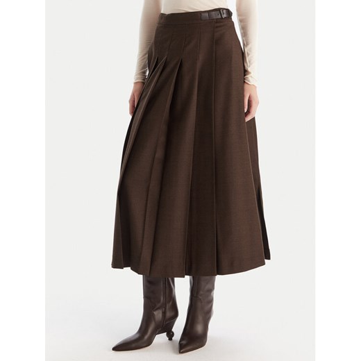 Weekend Max Mara Spódnica trapezowa Fastoso 2525106062 Brązowy Regular Fit ze sklepu MODIVO w kategorii Spódnice - zdjęcie 186484279