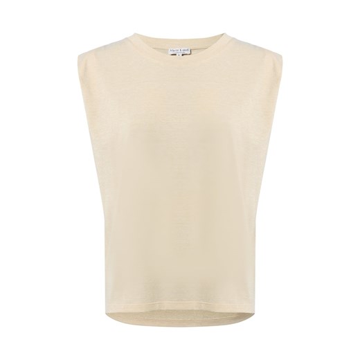 Marie Lund Koszula damska Kobiety beżowy marmurkowy ze sklepu vangraaf w kategorii Bluzki damskie - zdjęcie 186485745