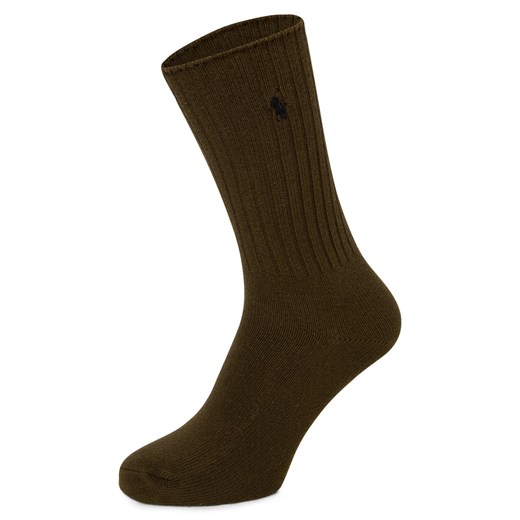 Polo Ralph Lauren Skarpety Mężczyźni drobna dzianina khaki jednolity ze sklepu vangraaf w kategorii Skarpetki męskie - zdjęcie 186485815