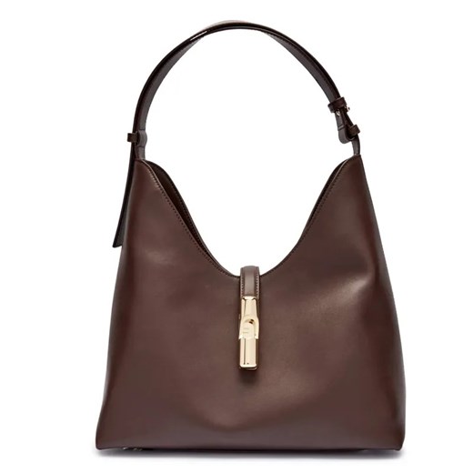 Furla Skórzane hobo FURLA GOCCIA ze sklepu Gomez Fashion Store w kategorii Torebki hobo - zdjęcie 186485856