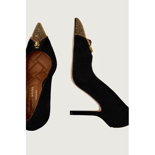 Kurt Geiger Szpilki ZIP COURT | zamsz Kurt Geiger 40 Gomez Fashion Store
