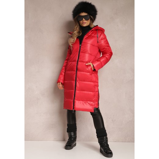 Czerwona Kurtka Cilitheme ze sklepu renee.pl w kategorii Kurtki damskie - zdjęcie 186489948