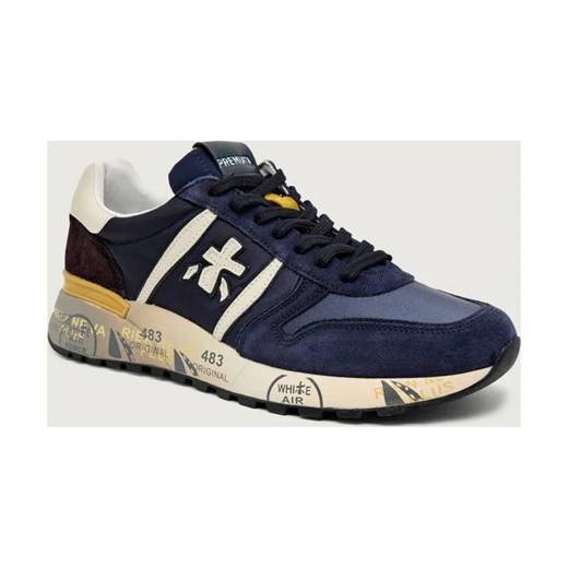 Premiata Sneakersy LANDER | z dodatkiem skóry ze sklepu Gomez Fashion Store w kategorii Buty sportowe męskie - zdjęcie 186490057