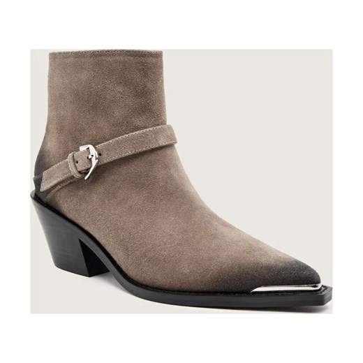 Coccinelle Kowbojki Connie | zamsz ze sklepu Gomez Fashion Store w kategorii Botki - zdjęcie 186490059
