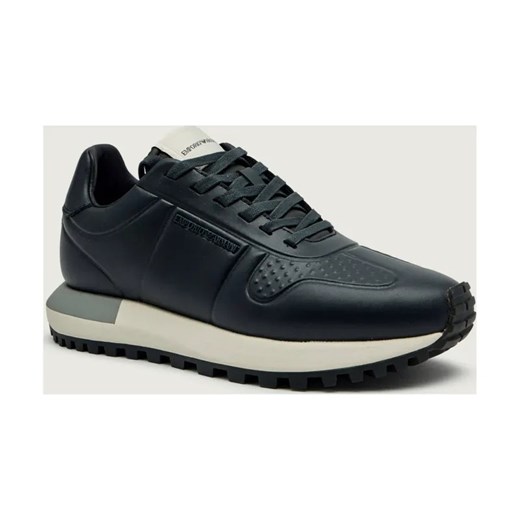 Emporio Armani Skórzane sneakersy ze sklepu Gomez Fashion Store w kategorii Buty sportowe męskie - zdjęcie 186490086