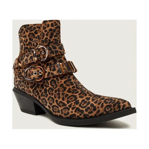 Pinko Kowbojki TEX 13 | zamsz ze sklepu Gomez Fashion Store w kategorii Botki - zdjęcie 186490098