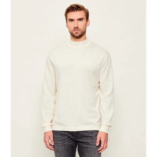 Calvin Klein Wełniany półgolf | Regular Fit ze sklepu Gomez Fashion Store w kategorii Swetry męskie - zdjęcie 186490249
