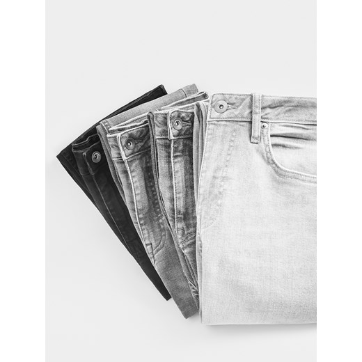 Reserved - Jeansy skinny z efektem sprania - czarny ze sklepu Reserved w kategorii Jeansy męskie - zdjęcie 186491639