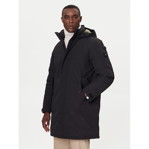 Tommy Hilfiger Kurtka zimowa MW0MW41362 Czarny Regular Fit ze sklepu MODIVO w kategorii Kurtki męskie - zdjęcie 186492608