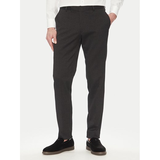 KARL LAGERFELD Spodnie materiałowe 255002 552042 Czarny Slim Fit ze sklepu MODIVO w kategorii Spodnie męskie - zdjęcie 186492635