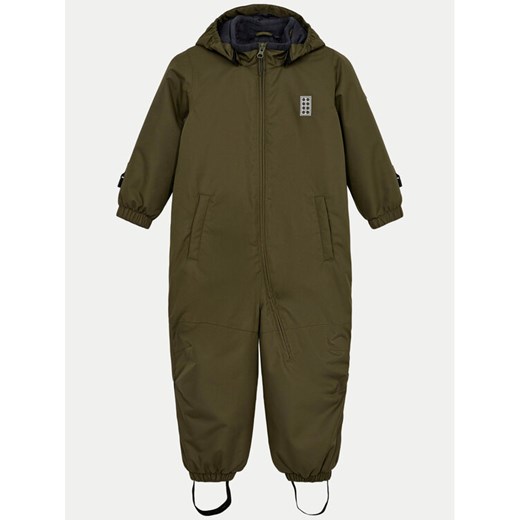LEGO Kombinezon zimowy LWJORI 11010428 Zielony Regular Fit ze sklepu MODIVO w kategorii Kombinezony chłopięce - zdjęcie 186492637