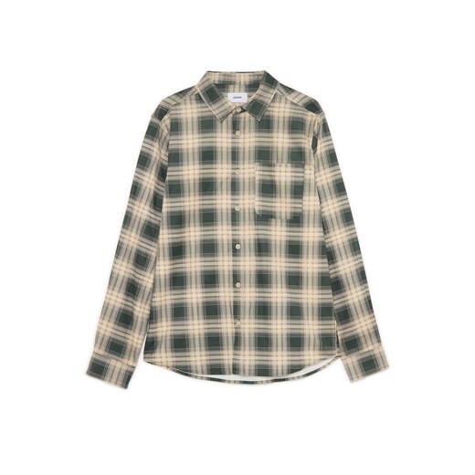 Cropp - Koszula w kratę z kieszenią - zielony Cropp XL Cropp