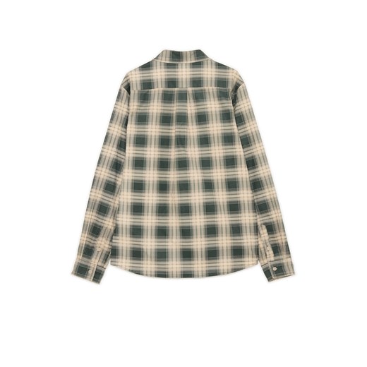 Cropp - Koszula w kratę z kieszenią - zielony Cropp XL Cropp