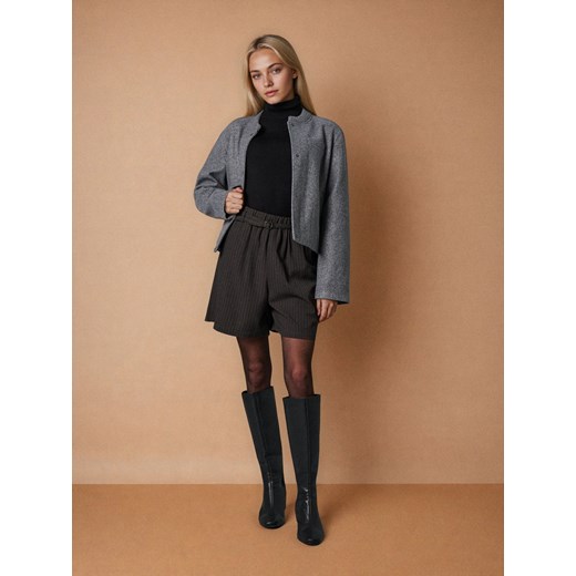 Sinsay - Golf z wiskozą i ozdobnymi guzikami - czarny Sinsay L Sinsay